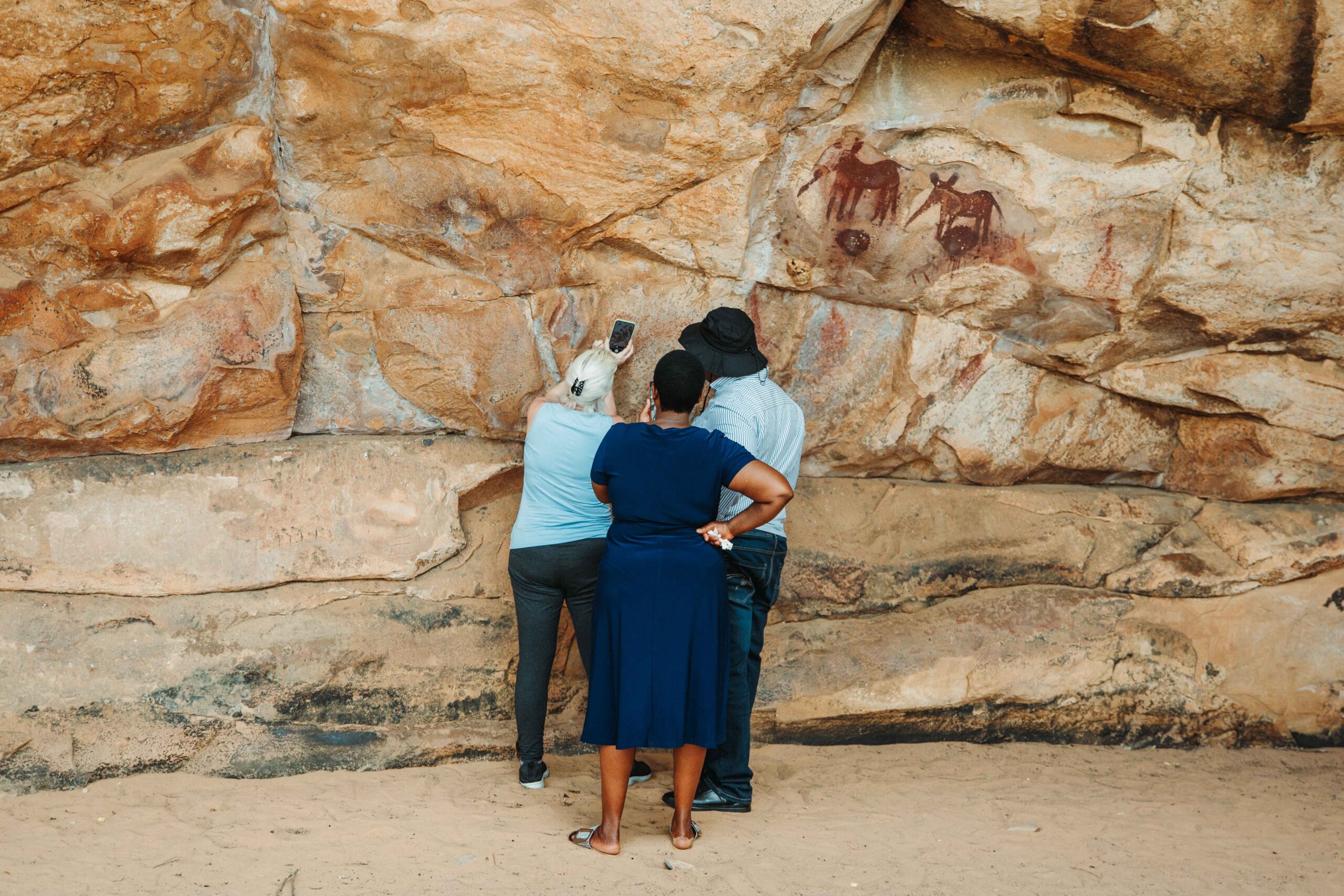 Rock art connected to the Awelani heritage experience